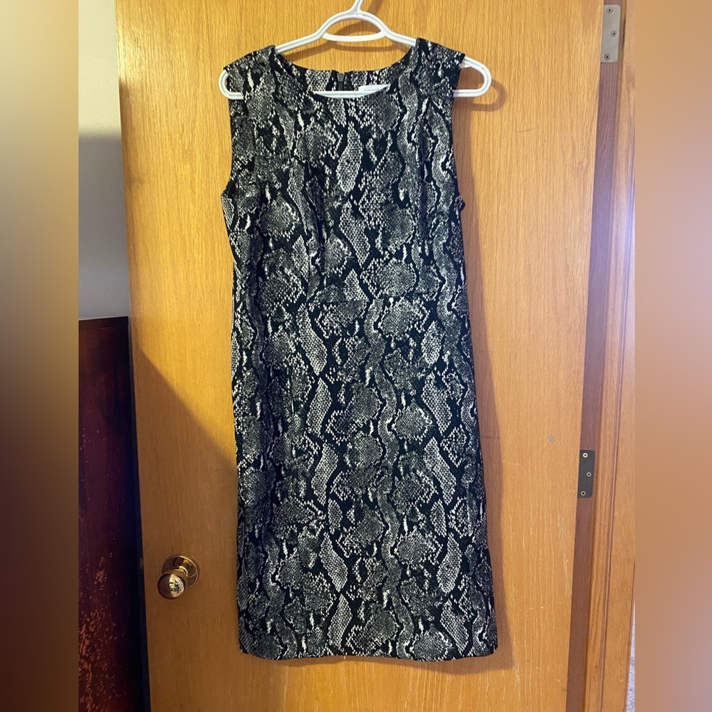 Calvin Klein snake print dress